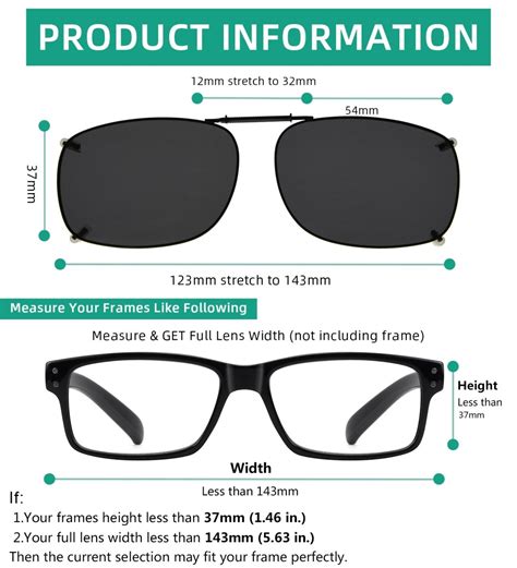 solar shield clip on sunglasses size guide|solar shades clip on sunglasses.